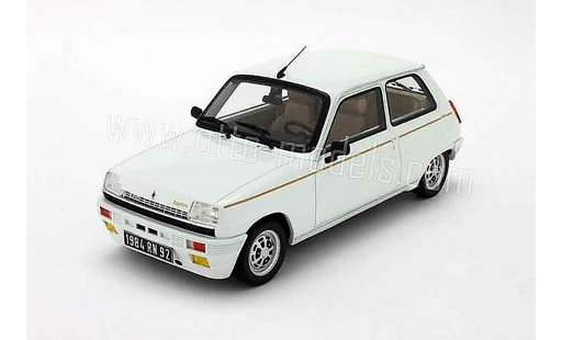Renault 5 Turbo 1/18 Ottomobile laureate white 1984 diecast model cars