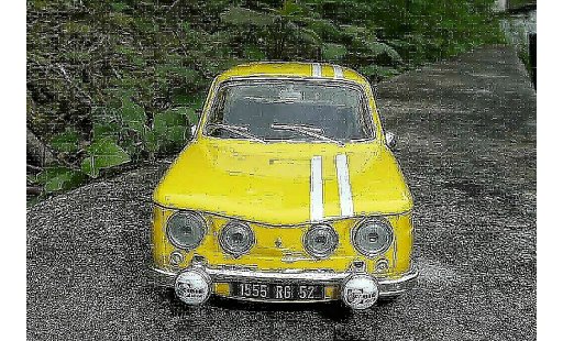Renault 8 Gordini 1/18 Solido rallye monte-carlo 1969 diecast model cars