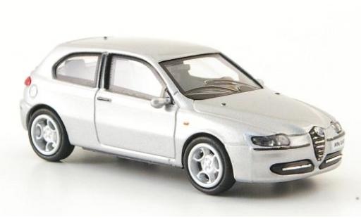 Diecast model cars Alfa Romeo 147 berlina grey 2001 1/87 Ricko