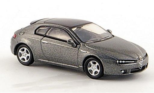 Diecast model cars Alfa Romeo Brera coupe metallic grey 2005 1/87 Ricko