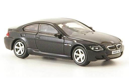Diecast model cars Bmw M6 Coupe black 2006 1/87 Ricko