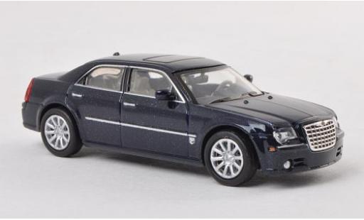 Diecast model cars Chrysler 300C SRT8 metallic blue 1/87 Ricko
