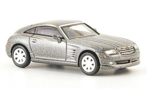 Diecast model cars Chrysler Crossfire Coupe metallic grey 2006 1/87 Ricko