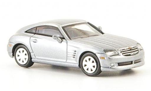 Diecast model cars Chrysler Crossfire Coupe grey 1/87 Ricko