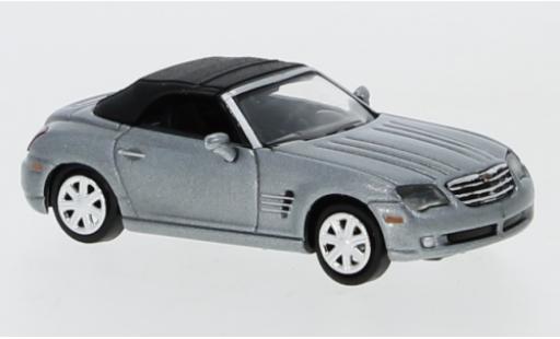 Diecast model cars Chrysler Crossfire Roadster metallic grey hood ferm&Atilde;&copy; 1/87 Ricko