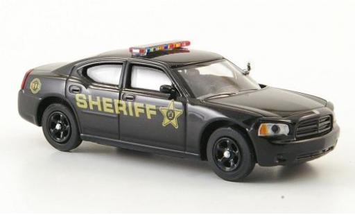 Diecast model cars Dodge Charger police black Sheriff (USA) 1/87 Ricko