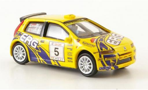 Diecast model cars Fiat Punto Rally No.5 ERG Targa Florio 2003 Andreucci/Andreussi 1/87 Ricko
