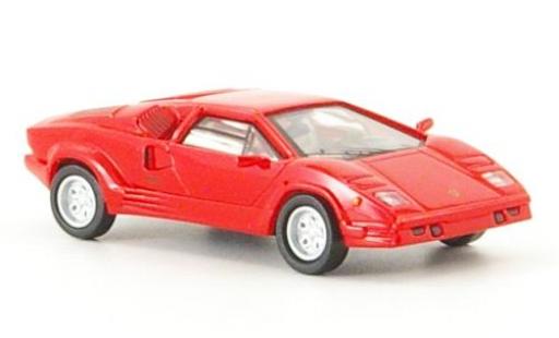 Diecast model cars Lamborghini Countach 25th Anniversary red 1989 1/87 Ricko