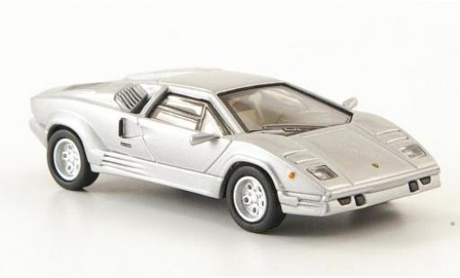 Diecast model cars Lamborghini Countach 25th Anniversary grey 1989 1/87 Ricko