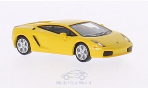 Diecast model cars Lamborghini Gallardo Base yellow 2004 without Vitrine 1/87 Ricko