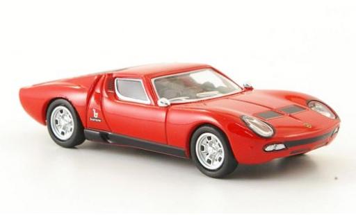 Diecast model cars Lamborghini Miura Base red 1966 1/87 Ricko