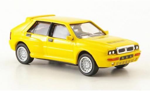 Diecast model cars Lancia Delta HF Integrale Evoluzione II Evo 2 yellow 1992 1/87 Ricko