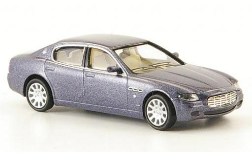 Diecast model cars Maserati Quattroporte Base metallic blue 2003 1/87 Ricko