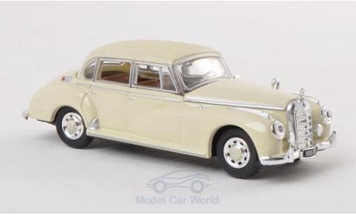 Diecast model cars Mercedes 300 Base C Limousine beige 1955 without Vitrine 1/87 Ricko