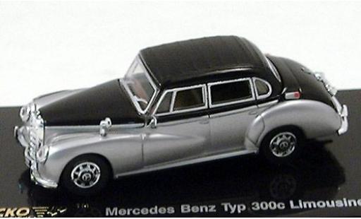 Diecast model cars Mercedes 300 Base c (W186) grey/black 1955 1/87 Ricko