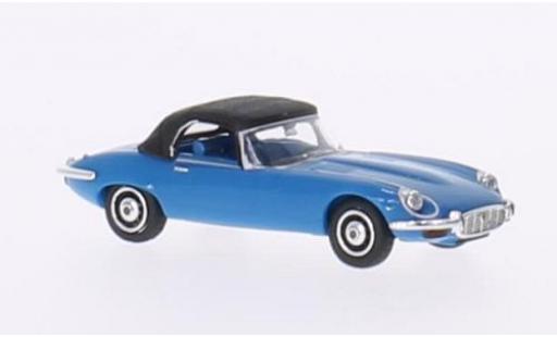 Diecast model cars Jaguar E-Type Roadster blue 1/87 Ricko