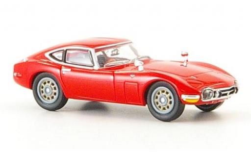 Diecast model cars Toyota 2000 GT Base red 1/87 Ricko