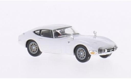 Diecast model cars Toyota 2000 GT Base white RHD without Vitrine 1/87 Ricko