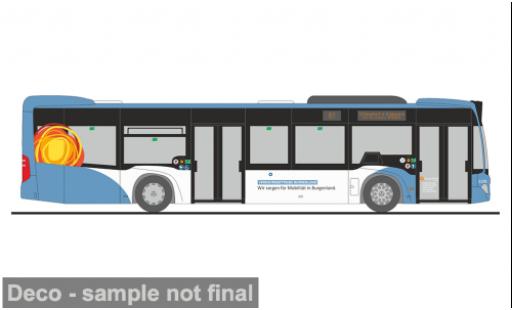 Diecast model cars Mercedes Citaro Base 2012 Verkehrsbetriebe Burgenland (A) 1/87 Rietze