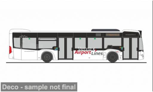 Diecast model cars Mercedes Citaro Base 2012 Vienna Airport Lines (A) 1/87 Rietze