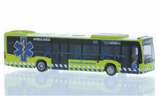 Diecast model cars Mercedes Citaro Base Ambulance GRTW Basel (CH) 2015 1/87 Rietze