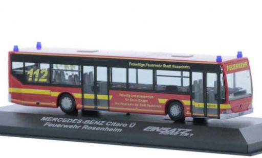 Diecast model cars Mercedes Citaro Base Fire brigade Rosenheim MTW 1/87 Rietze