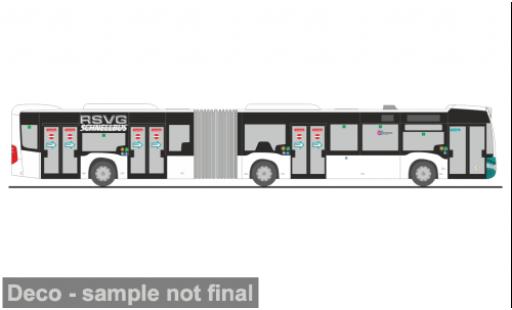 Diecast model cars Mercedes Citaro G 2012 RSVG Troisdorf 1/87 Rietze