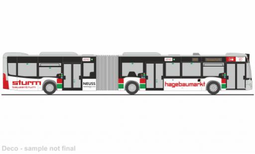 Diecast model cars Mercedes Citaro G 2012 Stadtwerke Neuss - Hagebaumarkt 1/87 Rietze