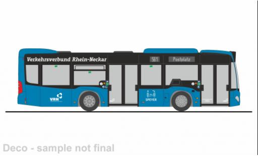 Diecast model cars Mercedes Citaro K 2012 DB Regio Bus Mitte - VRN Stadtbus Speyer 1/87 Rietze