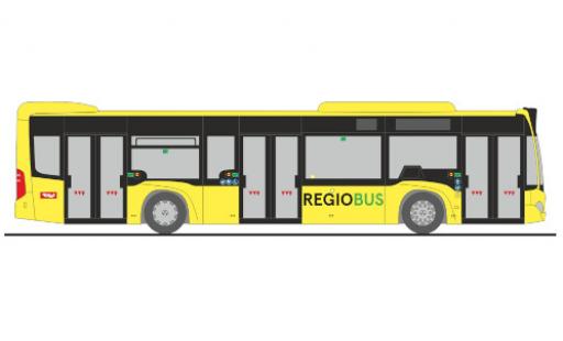 Diecast model cars Mercedes Citaro Base Zillertalbahn Regiobus 2015 1/87 Rietze