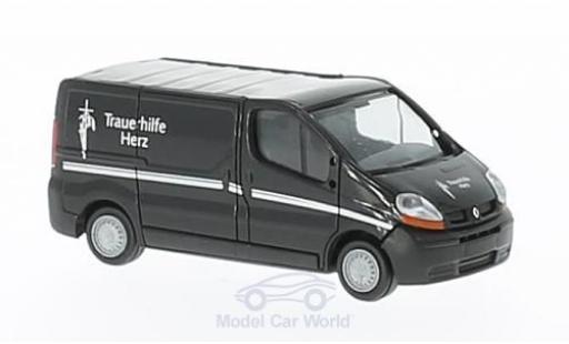 Diecast model cars Renault Trafic Base Trauerhilfe Herz - Filmwagen without Vitrine 1/87 Rietze