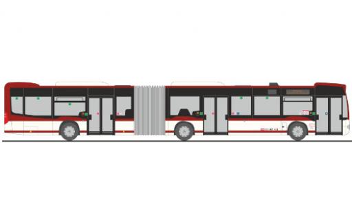 Diecast model cars Mercedes Citaro G EVAG Erfurt 2012 1/87 Rietze