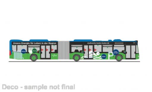 Diecast model cars Mercedes Citaro G Stadtwerke Baden-Baden 2015 1/87 Rietze