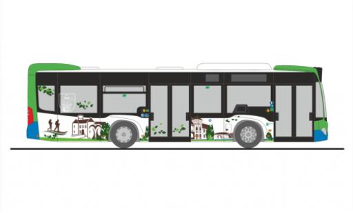 Diecast model cars Mercedes Citaro K regiobus Potsdam Mittelmark 2012 1/87 Rietze