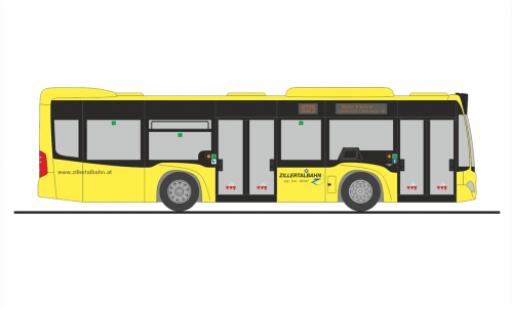 Diecast model cars Mercedes Citaro K Zillertalbahn (A) 2015 1/87 Rietze