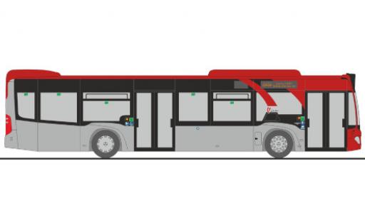 Diecast model cars Mercedes Citaro Base SVHI Hildesheim 2015 1/87 Rietze