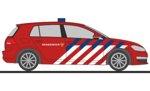 Diecast model cars Volkswagen Golf Base VII Brandweer (NL) 1/87 Rietze