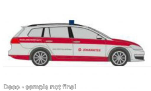 Diecast model cars Volkswagen Golf Variant VII Johanniter Aachen - D&Atilde;&frac14;ren - Heinsberg 1/87 Rietze