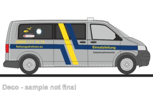 Diecast model cars Volkswagen T5 T5 GP ELW Rettungsdrohnen 2010 1/87 Rietze
