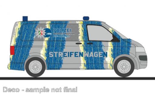 Diecast model cars Volkswagen T5 T5 GP stripeswagen police NRW 2010 1/87 Rietze