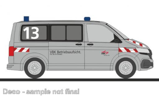 Diecast model cars Volkswagen T6 T6.1 .1 Betriebsaufsicht VBK Karlsruhe 1/87 Rietze