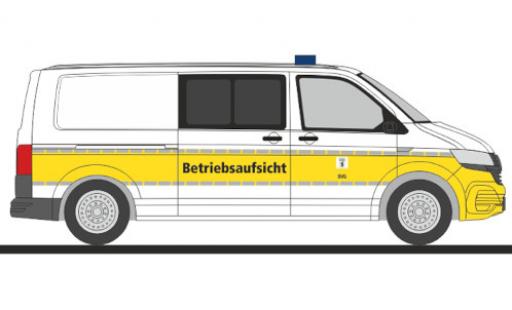 Diecast model cars Volkswagen T6 T6.1 .1 bus BVG Betriebsaufsicht 1/87 Rietze