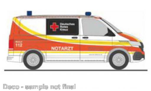 Diecast model cars Volkswagen T6 T6.1 .1 bus DRK Heilbronn 1/87 Rietze