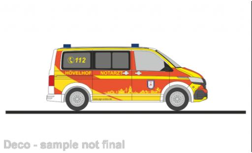 Diecast model cars Volkswagen T6 T6.1 .1 bus m&Atilde;&copy;decin d H&Atilde;&para;velhof cercle Paderborn 1/87 Rietze