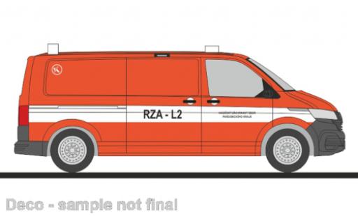 Diecast model cars Volkswagen T6 T6.1 .1 Hasici (CZ) 1/87 Rietze