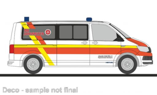 Diecast model cars Volkswagen T6 T6 bus Johanniter RV Oberbayern 1/87 Rietze