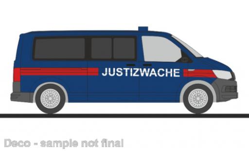 Diecast model cars Volkswagen T6 T6 bus Justizwache (AT) 1/87 Rietze