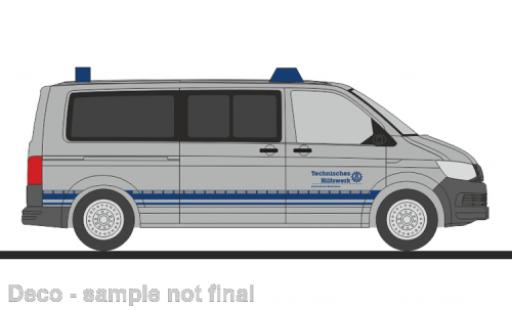 Diecast model cars Volkswagen T6 T6 bus THW Mannheim 1/87 Rietze