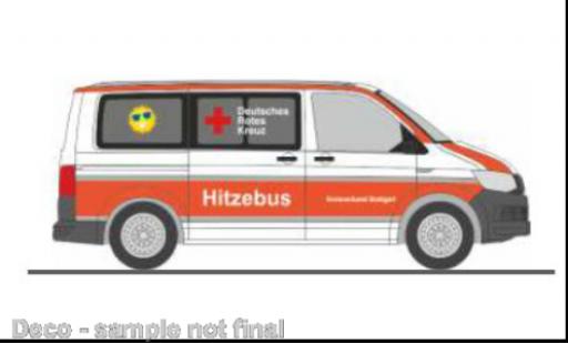 Diecast model cars Volkswagen T6 T6 DRK KV Stuttgart - Hitzebus 1/87 Rietze