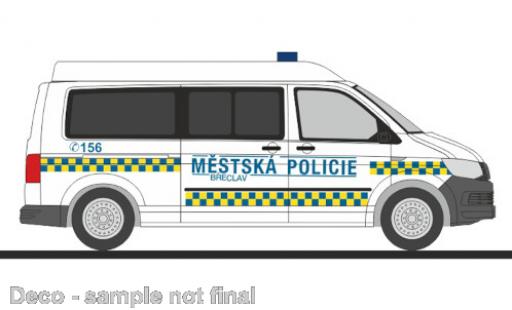 Diecast model cars Volkswagen T6 T6 Mestska Policie (CZ) 1/87 Rietze
